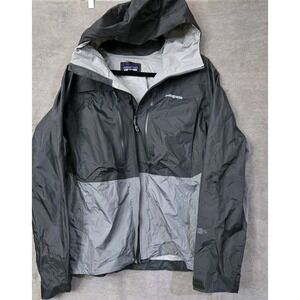 Patagonia Rainshadow Jacket Mens Large‎ Gray Windbreaker H2no Ripstop Packable